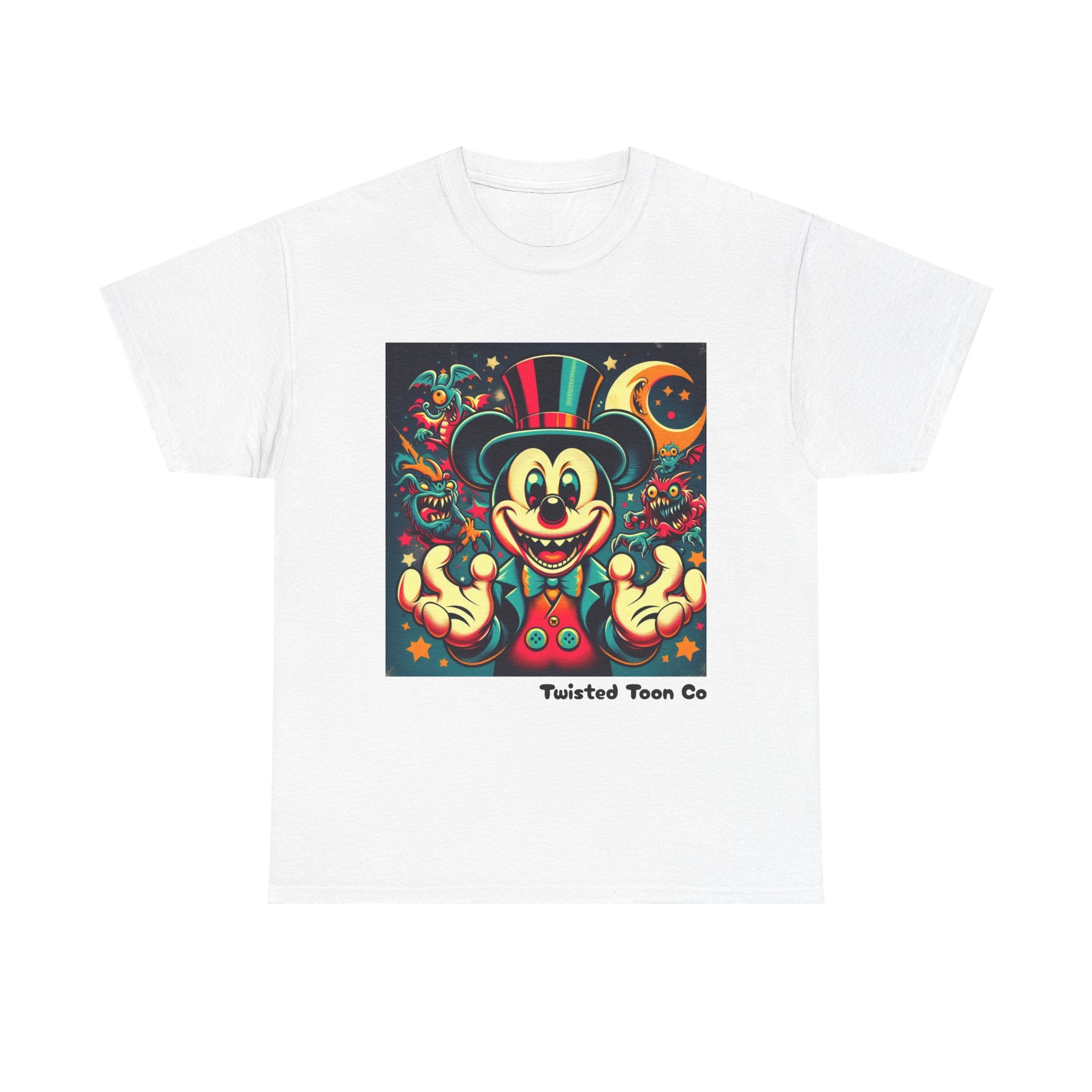 Graphic Tee — Retro Circus Mouse Night Magic T-Shirt