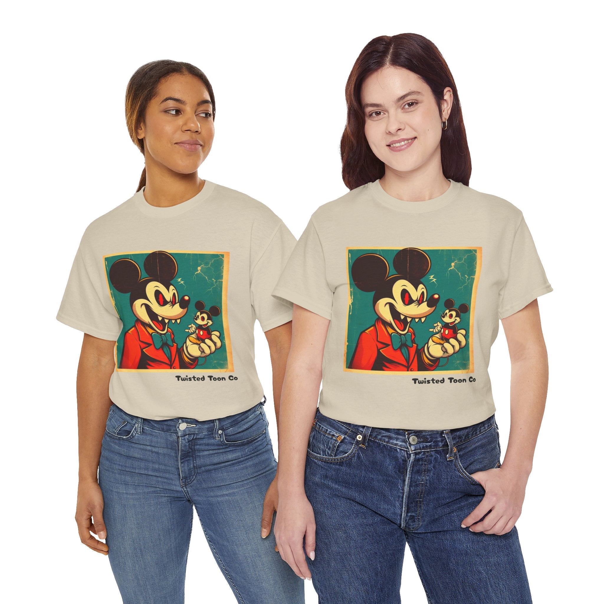 Edgy Vintage Cartoon Tee — Rebel Mouse Graphic T-Shirt