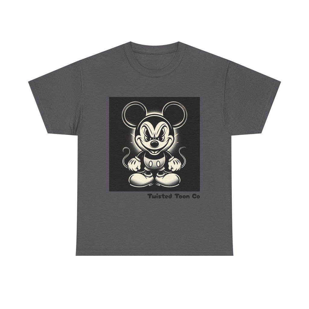 Vintage Cartoon Mouse T-Shirt — Retro Creepy Character Graphic Tee