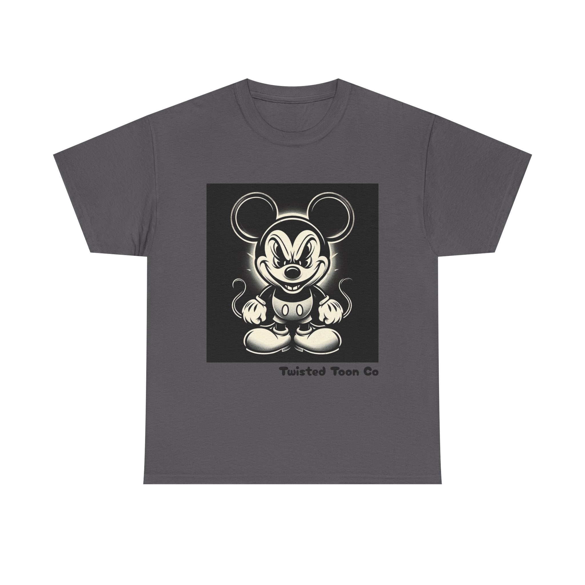Vintage Cartoon Mouse T-Shirt — Retro Creepy Character Graphic Tee