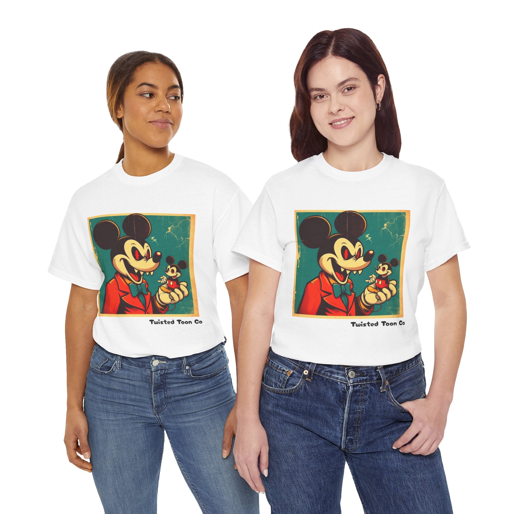 Edgy Vintage Cartoon Tee — Rebel Mouse Graphic T-Shirt